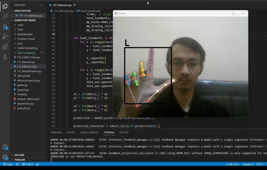 Sign Language Detection Using Computer Vision thumbnail